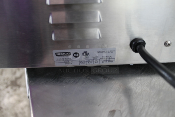 2019 Nemco 6055A Stainless Steel Commercial Countertop Food Warmer. 120 Volts, 1 Phase. Tested and Working! - Image 3 of 3