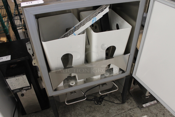 BRAND NEW SCRATCH AND DENT! Silver King SKMAJ2/C4 Stainless Steel Commercial Countertop Milk Dispenser. 115 Volts, 1 Phase. Tested and Working! - Image 2 of 5