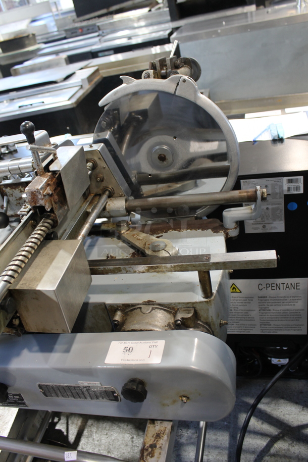 Berkel 170FA Metal Commercial Floor Style Meat Slicer Stacker. Tested and Working! - Image 5 of 6