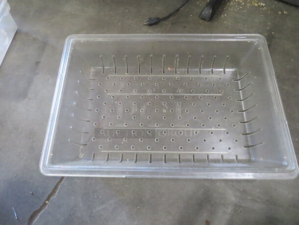 One Carlisle Perforated Food Storage Container.