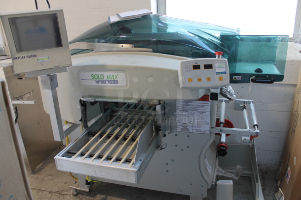 Mettler Toledo 0647 Solo Max Commercial Floor Style Scale on Commercial Casters. 208-230 Volts, 1 Phase.  - Image 1 of 11