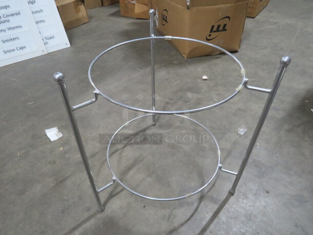 NEW Stainless Steel 2 Tier Buffet Server Holder.  - Image 1 of 1