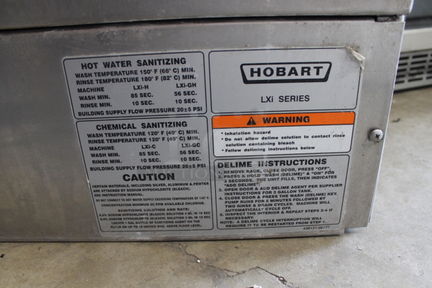 Hobart LXIH Stainless Steel Commercial Undercounter Dishwasher. 120/208-230 Volts, 1 Phase. - Image 10 of 12