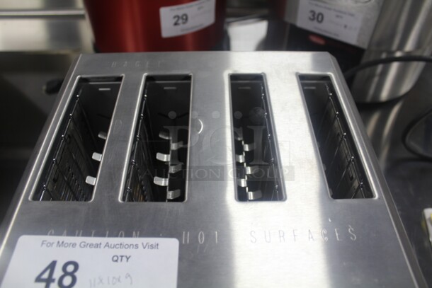 NEW! Waring Model WCT815B Commercial 4 Slot Toaster. 11x10x9. 208V/60Hz.   - Image 2 of 7