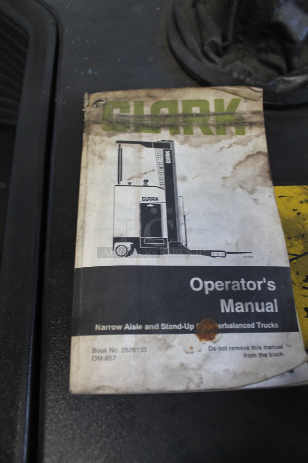Clark ESMII-25 Metal Industrial 5,000 Pound Capacity Electric Powered Rider Forklift w/ Bulldog Battery Charger. Hours 4,932. Forklift is Tested and Working! - Image 11 of 12