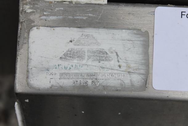 Advance Tabco Stainless Steel Commercial Single Bay Wall Mount Sink w/ Faucet and Handles. - Image 4 of 7