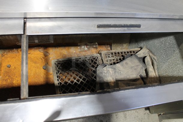 Beverage Air DW64 Stainless Steel Commercial Back Bar Bottle Cooler w/ 2 Sliding Lids. 115 Volts, 1 Phase. Tested and Working! - Image 5 of 6