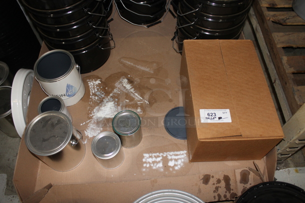 ALL ONE MONEY! PALLET LOT of Various Buckets Including NEW Black Buckets. BUYER MUST REMOVE. - Image 3 of 4