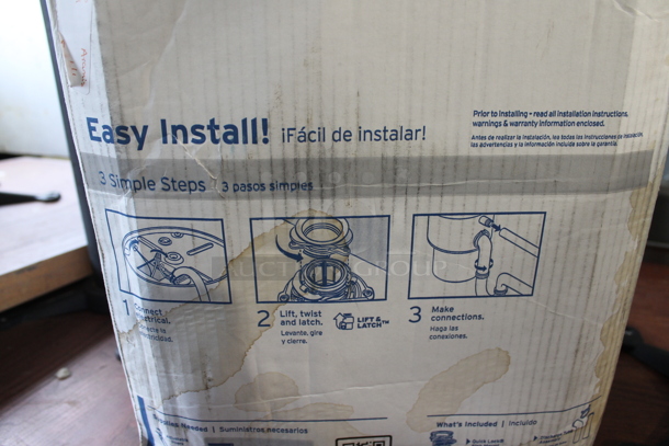 IN ORIGINAL BOX! Insinkerator CVR CNTRL PLUS-5 Garbage Disposal. 120 Volts, 1 Phase.  - Image 5 of 9