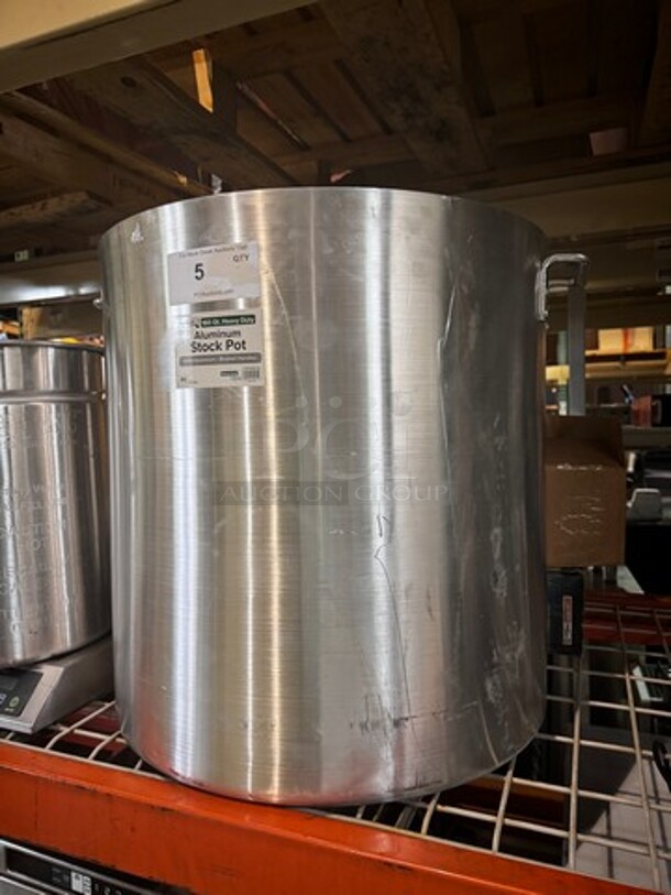 Choice 160Qt. Heavy Duty Aluminum Stock Pot, Brand New! - Image 2 of 6