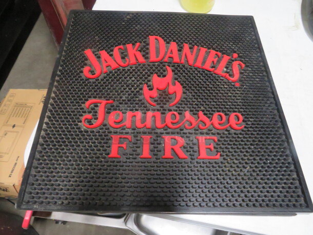 One Jack Daniels Fire Bar Mat. 16.5X16.5 - Image 1 of 1