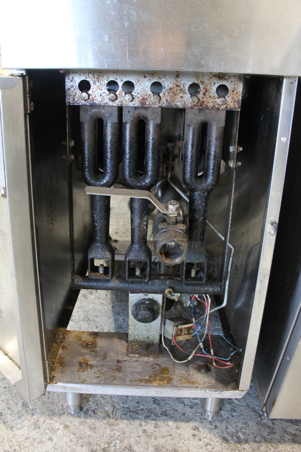 Atosa Stainless Steel Commercial Floor Style Natural Gas Powered Deep Fat Fryer. - Image 5 of 6