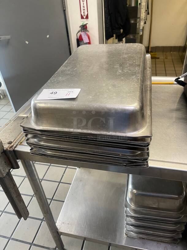 Commercial Deep Full Size Super Pan V Stainless Steel Steam Pan With 8.3 Quart Capacity NSF 12x21x3 - Image 3 of 7