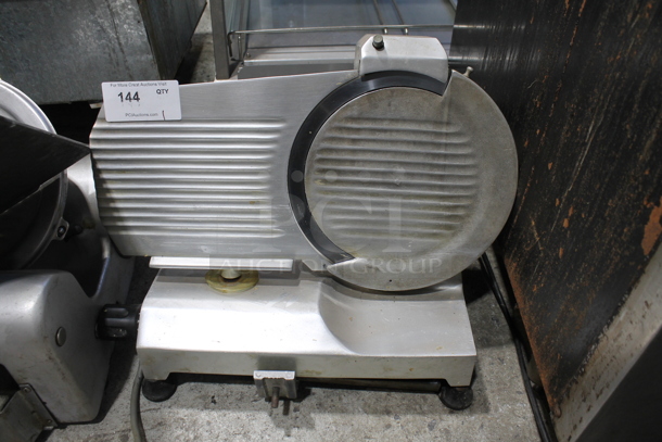 Globe C12 Stainless Steel Commercial Countertop Meat Slicer. 115 Volts, 1 Phase. Tested and Powers On But Parts Do Not Move - Image 1 of 4