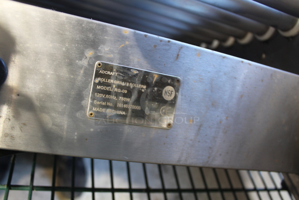 Adcraft RG-09 Stainless Steel Commercial Countertop Hot Dog Roller. 120 Volts, 1 Phase. Tested and Working! - Image 4 of 4
