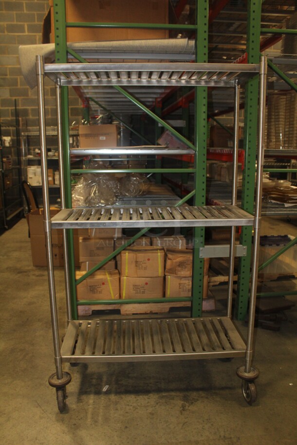 NICE! Commercial Shelf Unit On Casters. 42.5x18.5x70