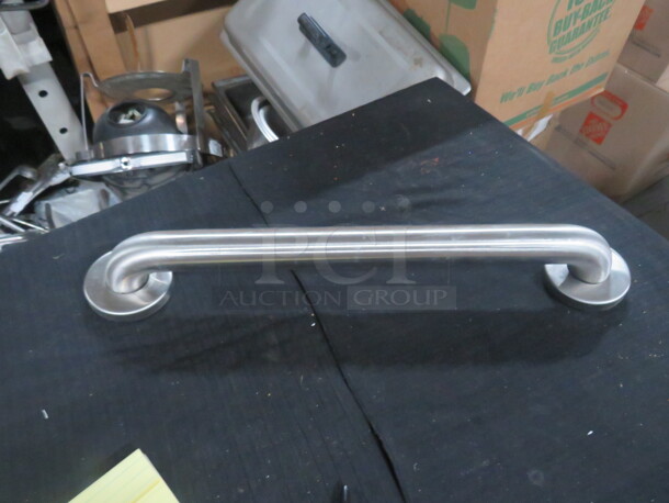 One NEW 18 Inch Stainless Steel Handicap Rail/Grab Bar. 