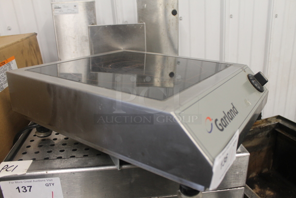 Garland SH/BA 3500 Stainless Steel Commercial Countertop Electric Powered Single Burner Induction Range. 208 Volts, 1 Phase.  - Image 2 of 6