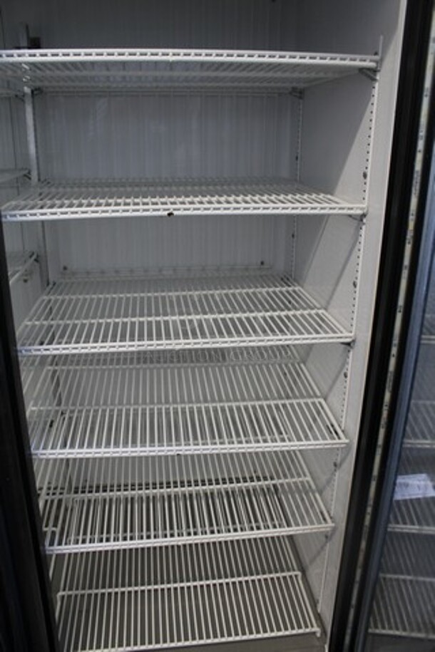 2015 True GDM-72F-LD ENERGY STAR Metal Commercial 3 Door Reach In Freezer Merchandiser w/ Poly Coated Racks. 115/208-240 Volts, 1 Phase. - Image 3 of 6