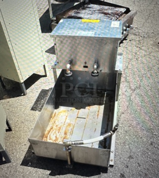 One Pitco Filtration System.  Model# P18.115 Volt. 17X2X24.5