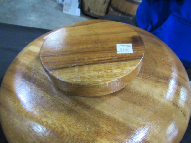 One NEW Wooden Lazy Susan.  - Image 2 of 2
