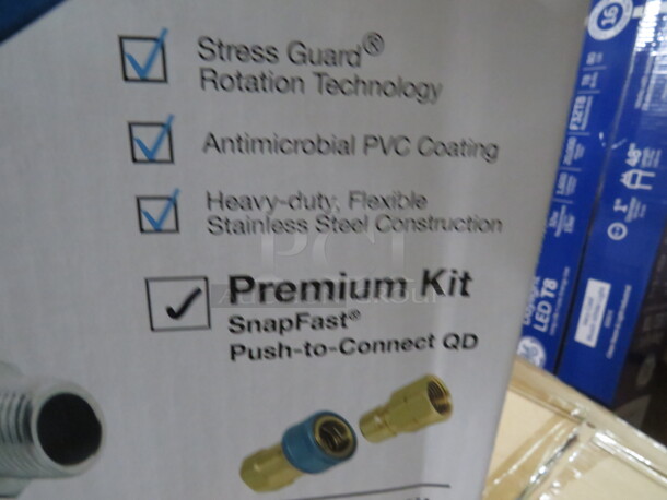 One NEW Dormont Premium Snap Fast Push To Connect Gas Hose.  - Image 2 of 2