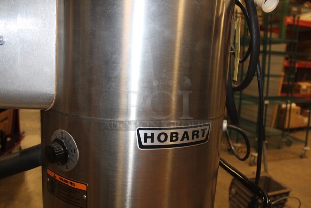 NEW! Hobart Commercial Potato Peeler On Stand With Casters. 30x30x61. 115V/60Hz.  - Image 4 of 5