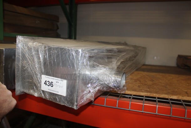 NEW! Commercial Stainless Steel Drain Trough . 53X8.5X10 - Image 2 of 2