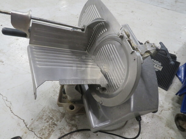 One Hobart 12 Inch Deli Slicer. 120 Volt. Model# 2612.  - Image 3 of 3