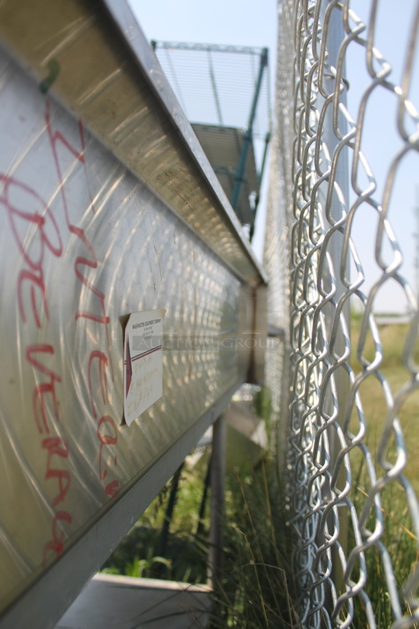 Commercial Stainless Steel 2 Bay Sinks In Different Sizes Both With Faucets And Undershelf On Galvanized Legs - Image 6 of 7