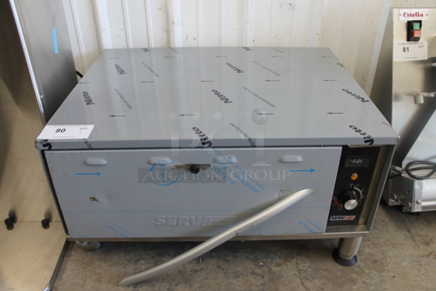 BRAND NEW SCRATCH AND DENT! 2022 ServIt 423WDSFS1 Stainless Steel Commercial Countertop Single Drawer Warming Drawer. 120 Volts, 1 Phase. Tested and Working!