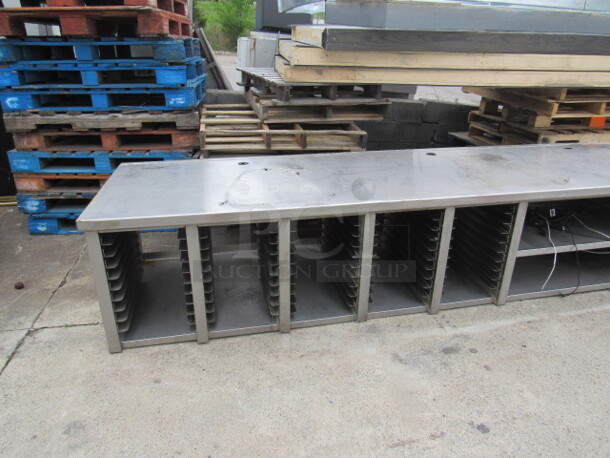 One Stainless Steel Front Counter/Work Table With Under Storage. 151X36X26 - Image 2 of 4