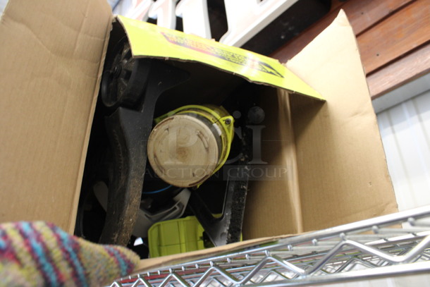 IN ORIGINAL BOX! Ryobi One 18V Lithium 13" Cordless String Trimmer Edger - Image 3 of 3