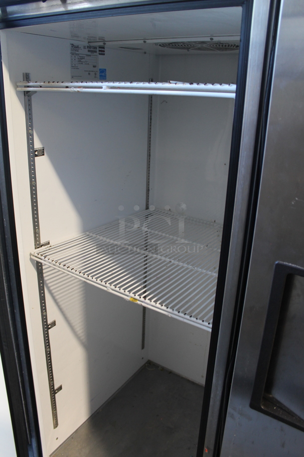 2015 True TG1R-1S ENERGY STAR Stainless Steel Commercial Single Door Reach In Cooler w/ Poly Coated Racks. 115 Volts, 1 Phase. Tested and Working! - Image 3 of 4