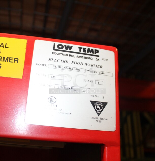 GREAT! Low Temp Model SL-HL2Z2AIL1BJB1 Commercial Food Warming Display. 28x28x24. 120V/60Hz. Working When Pulled! Needs Bulbs.  - Image 2 of 4