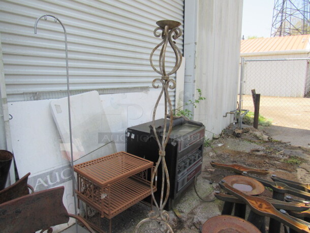 One AWESOME Metal Candle Holder. - Image 1 of 3