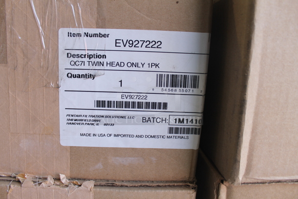 7 Boxes of BRAND NEW! Pentair EV927222 QC7I Twin Head Only Water Filter Base. 7 Times Your Bid! - Image 5 of 5