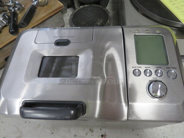 One Stainless Steel Breville Bread Maker. Model# BBM800XL. 120 Volt. - Image 2 of 3