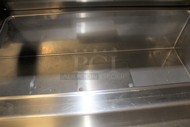 NICE! Delfield 2 Door Refrigerated Prep Table With Overshelves On Casters! 66x32.5x73. 115V/60Hz Working When Pulled!  - Image 3 of 8