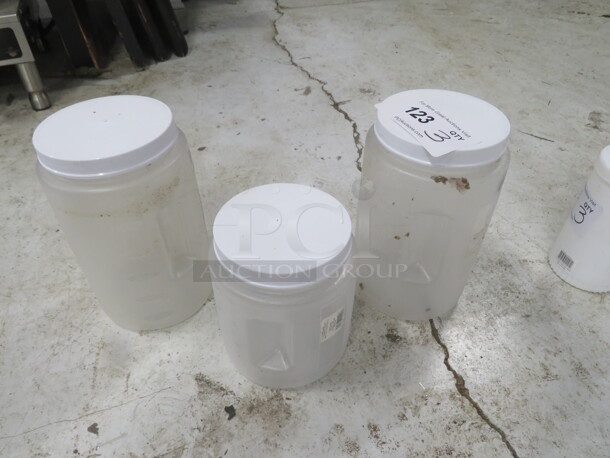 Assorted Storage Containers. 3XBID - Image 1 of 1