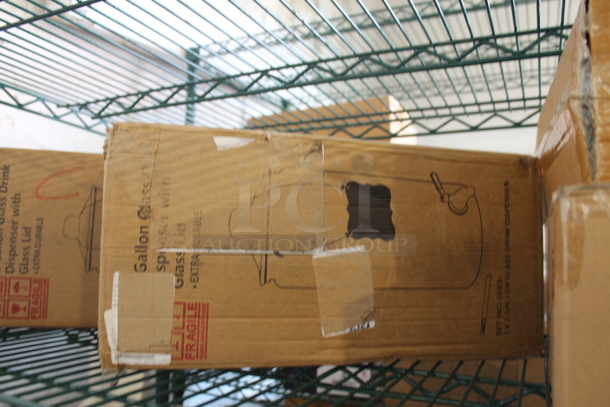 ALL ONE MONEY! Tier Lot of Various BRAND NEW SCRATCH AND DENT! Items Including 2 Glass Drink Dispenser, Canister Set  - Image 4 of 4