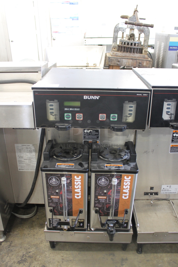 2011 Bunn DUAL SH DBC Stainless Steel Commercial Countertop Coffee Machine w/ 2 Server Satellites. 120/208 Volts, 1 Phase. - Image 1 of 7