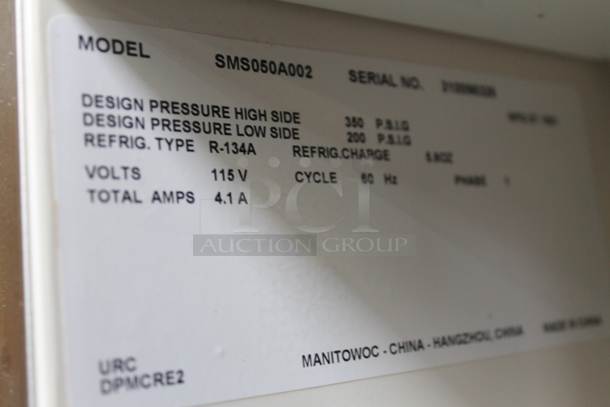 Manitowoc SMS050A002 Stainless Steel Commercial Self Contained Undercounter Slim Line Ice Machine. 115 Volts, 1 Phase. - Image 6 of 6