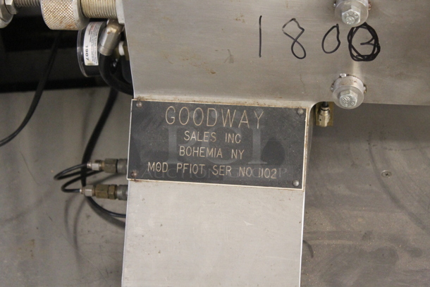 Goodway PF10T Stainless Steel Commercial Countertop Muffin Depositor.  - Image 3 of 5
