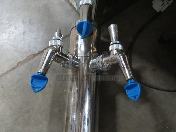 One Keg Tower With 3 Taps. #153. - Image 2 of 3