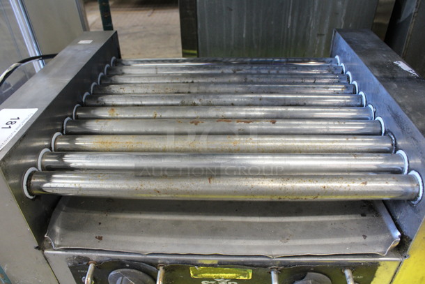 Star Stainless Steel Commercial Countertop Hot Dog Roller. 23x19x11. Tested and Gets Hot But Front Rollers Do Not Spin - Image 4 of 5