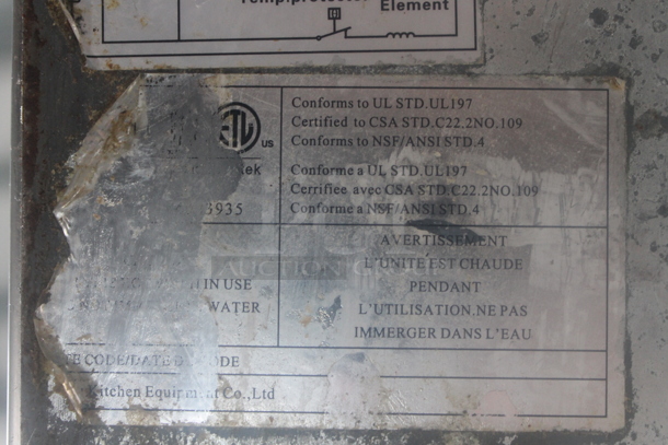 Avantco 177W50 Stainless Steel Commercial Countertop Food Warmer. 120 Volts, 1 Phase. Tested and Working! - Image 5 of 5