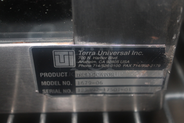 Terra Universal Desiccator Stainless Steel Commercial Countertop Drying Cabinet.  - Image 5 of 5