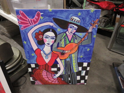 One Canvas Painting 28X36