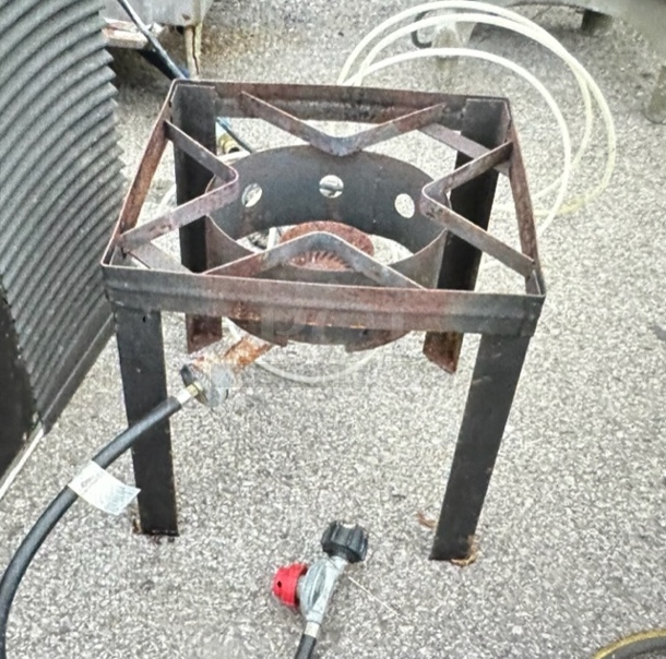 One Propane Outdoor Burner. Model# TF2034801-OG-00. 14X14X14 - Image 1 of 1